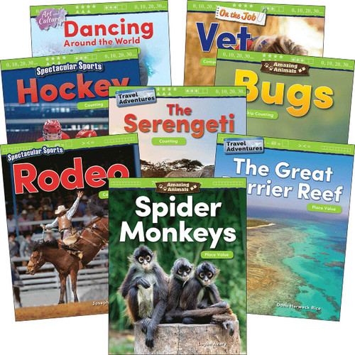 Numbers & Counting: Grades K-1 (8-Book Set) by Multiple Authors, 9781643356624