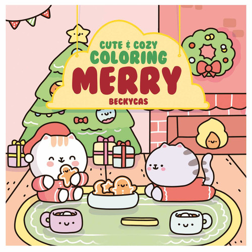 Cute & Cozy Coloring (Merry) by Becky Cas, 9798881606992