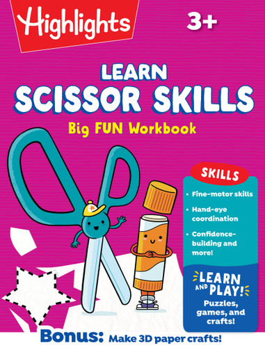 Learn Scissor Skills Big Fun Workbook by Highlights, 9781639624072