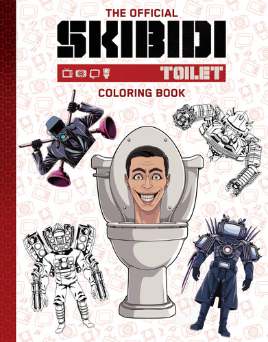 The Official Skibidi Toilet Coloring Book by Scholastic, 9798225012359