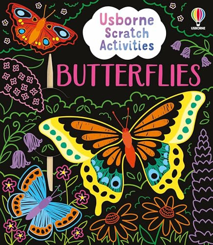 Usborne Scratch Activities Butterflies by Sam Baer, Klara Hawkins, 9781836053200