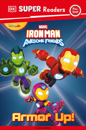 DK Super Reader Pre-Level Iron Man and His Awesome Friends Armor Up! - 9798217135097 by DK