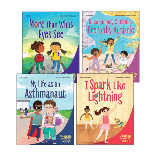 Disability Books for Kids 4-Book Set by Multiple Authors, Rasha Hamid, Jake Lockett, Jenna Elyse Johnson, 9798330920518