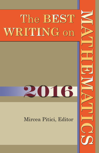 The Best Writing on Mathematics 2016 by Mircea Pitici, 9780691175294