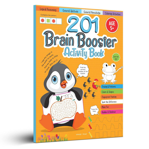 201 Brain Booster Activity Book: Fun Activities and Exercises by Wonder House Books, 9789354404603