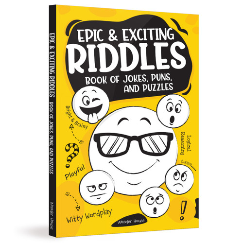 Epic and Exciting Riddles Book of Jokes, Puns, and Puzzles by Wonder House Books, 9789362141637
