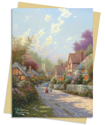 Thomas Kinkade: Cobblestone Village Greeting Card Pack (Pack of 6) by Flame Tree Studio, 9781835626955