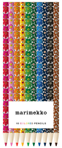 Marimekko Colored Pencils (Unikko) (10 Colored Pencils) by Marimekko, 9781797239002 Marimekko Colored Pencils (Unikko) (10 Colored Pencils) by Marimekko, 9781797239002