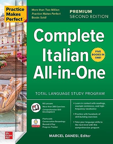 Practice Makes Perfect: Complete Italian All-in-One, Premium Second Edition by Marcel Danesi, 9781265764937