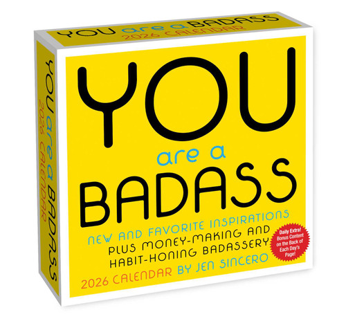 You Are a Badass 2026 Day-to-Day Calendar by Jen Sincero, 9781524897628