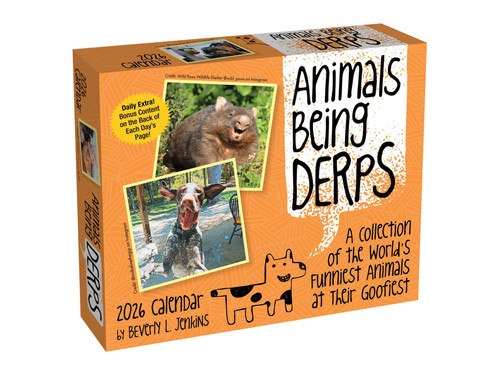 Animals Being Derps 2026 Day-to-Day Calendar by Beverly L. Jenkins, 9781524898083