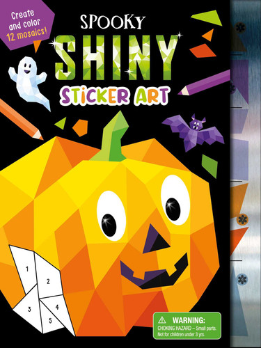 Spooky Shiny Sticker Art (Create and Color 12 Mosaics!) by IglooBooks, Hannah Wood, 9781837955855