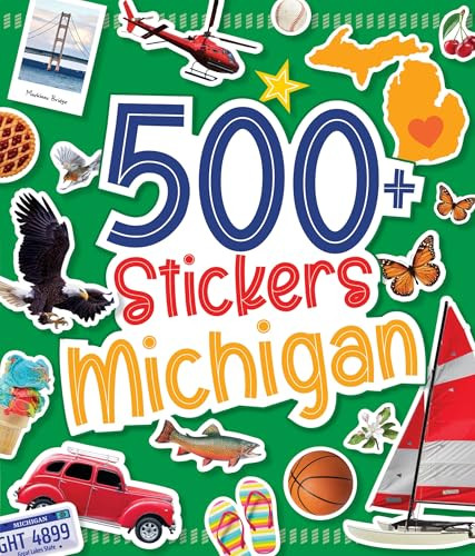 500 Stickers: Michigan by duopress labs, 9781464228476