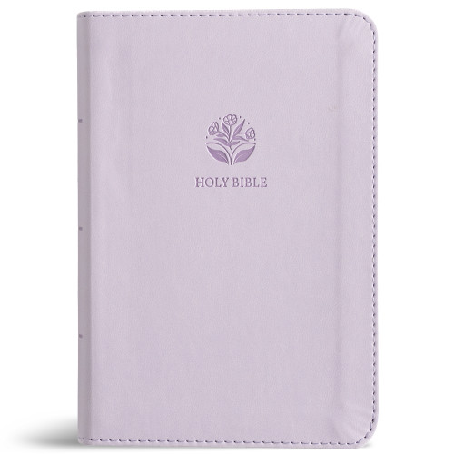 KJV Large Print Compact Reference Bible, Lavender LeatherTouch (Miniature Edition) by Holman Bible Publishers, 9798384546139