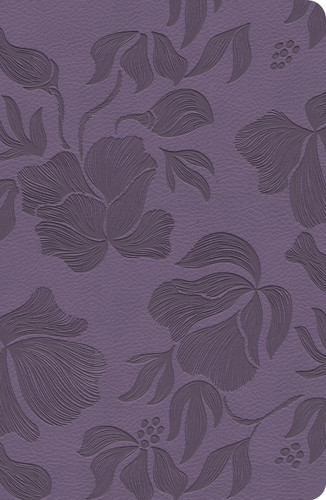 CSB Large Print Personal Size Reference Bible, Optimal Type, Digital Study Edition, Purple LeatherTouch by CSB Bibles by Holman, 9798384546368