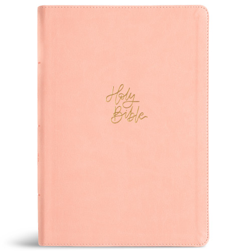 CSB Super Giant Print Reference Bible, Optimal Type, Digital Study Edition, Pink LeatherTouch by CSB Bibles by Holman, 9798384546429