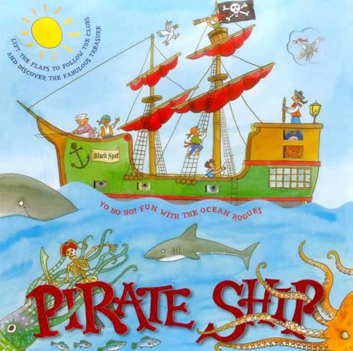 Pirate Ship (Lift The Flaps To Follow The Clues And Discover The Fabulous Treasure) by Jan Lewis, 9781861477675