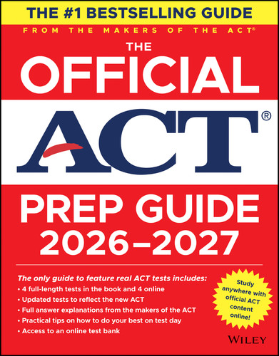 The Official ACT Prep Guide 2026-2027 (Book + Online) by ACT, 9781394405510