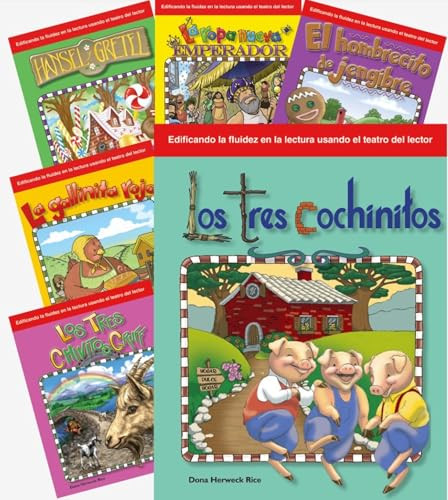 Children's Folk Tales and Fairy Tales 6-Book Spanish Set by Multiple Authors, 9781493812585