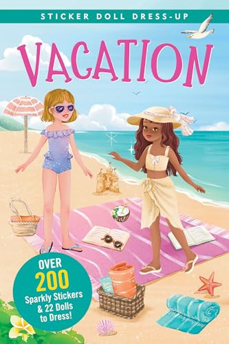 Vacation Sticker Doll Dress-Up Book by Cathy Hennessy, Emanuela Mannello, Peter Pauper Press, Inc., 9781441347077