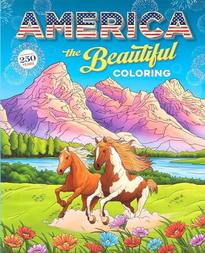 America the Beautiful Coloring by Editors of Thunder Bay Press, 9781667210117