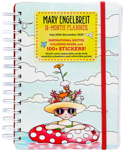Mary Engelbreit 18-Month Coloring Planner: July 2026-December 2027 by Mary Engelbreit, 9781667210254