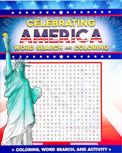 Celebrating America Word Search and Coloring by Editors of Thunder Bay Press, 9781667214009