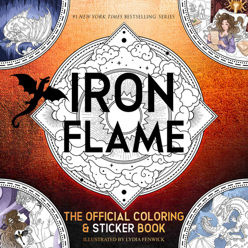 Iron Flame: The Official Coloring & Sticker Book (Includes 2 Pages of Stickers to Color) by Entangled, Lydia Fenwick, 9780486856995