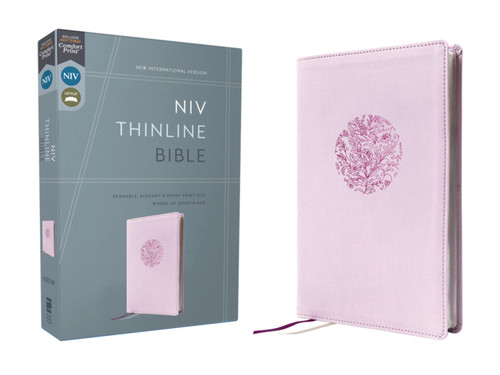 NIV, Thinline Bible, Leathersoft, Purple, Red Letter, Comfort Print, 9780310468967