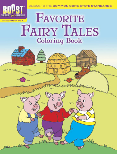 BOOST Favorite Fairy Tales Coloring Book by Fran Newman D'Amico, 9780486494036