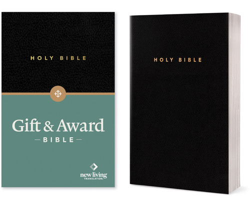 Gift and Award Bible NLT (Imitation Leather, Black, Red Letter) by New Living Translation, Tyndale, 9781414302065