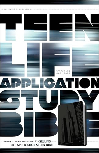 NLT Teen Life Application Study Bible (LeatherLike, Steel) by New Living Translation, Tyndale, 9781414324654