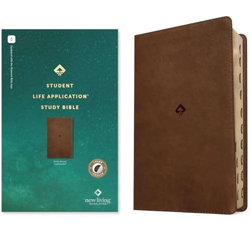 NLT Student Life Application Study Bible, Filament Enabled (LeatherLike, Rustic Brown, Indexed, Red Letter) by New Living Translation, Tyndale, 9781496489876