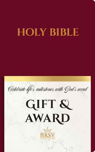 NRSV Updated Edition Gift & Award Bible (Imitation Leather, Burgundy) by National Council of Churches, 9781496472076