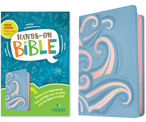 NLT Hands-On Bible, Third Edition (LeatherLike, Periwinkle Pink Waves) by New Living Translation, Tyndale, Group Publishing, 9781496476920