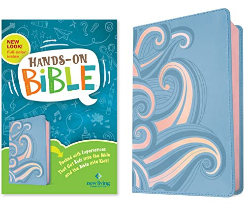 NLT Hands-On Bible, Third Edition (LeatherLike, Periwinkle Pink Waves) by New Living Translation, Tyndale, Group Publishing, 9781496476920