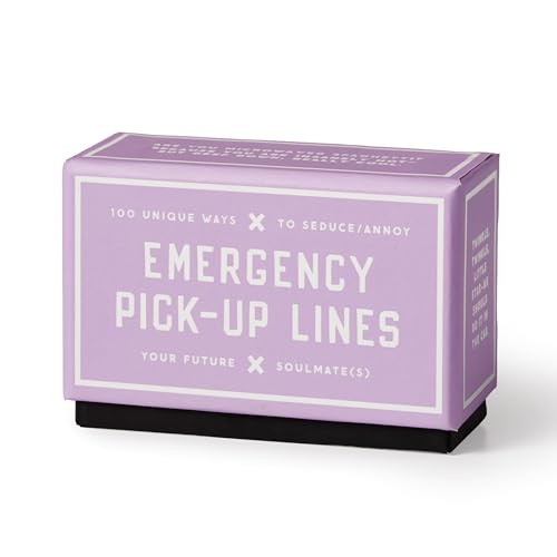 Emergency Pick-up Lines Card Set by Brass Brass Monkey, 9780735386938
