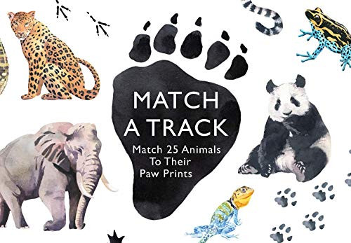 Match a Track (Match 25 Animals to Their Paw Prints) by Marcel George, 9781780679648