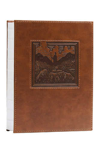 NKJV New Testament, Tracing edition: Engaging the Scripture Word by Word (Brown Leathersoft over Board), 9781400353927