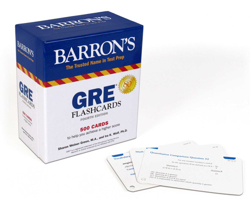 GRE Flashcards (500 Flashcards to Help You Achieve a Higher Score) by Sharon Weiner Green, Ira K. Wolf, 9781438079011
