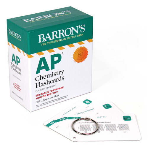 AP Chemistry Flashcards, Fourth Edition: Up-to-Date Review and Practice + Sorting Ring for Custom Study by Neil D. Jespersen, 9781506263908