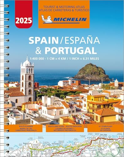 MICHELIN SPAIN & PORTUGAL ROAD ATLAS 2025 by Michelin, 9782067265202