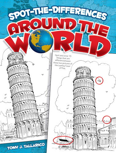Spot-the-Differences Around the World by Tony J. Tallarico, 9780486473048