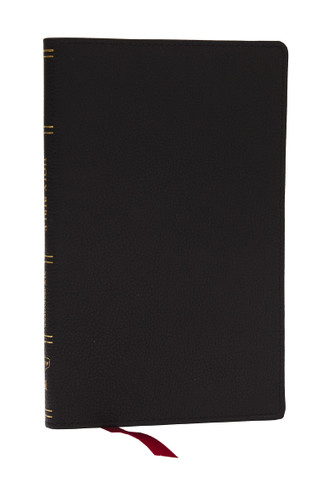 KJV, Personal Size New Testament, Black Genuine Leather, Red Letter, Comfort Print, 9781400350070