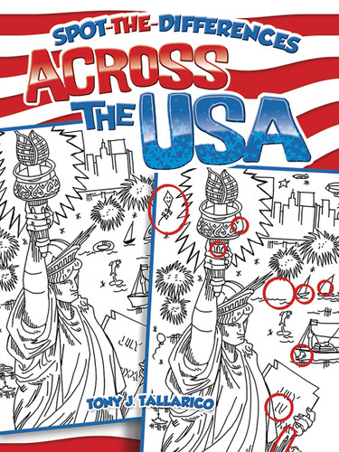 Spot-the-Differences Across the USA by Tony J. Tallarico, 9780486468273