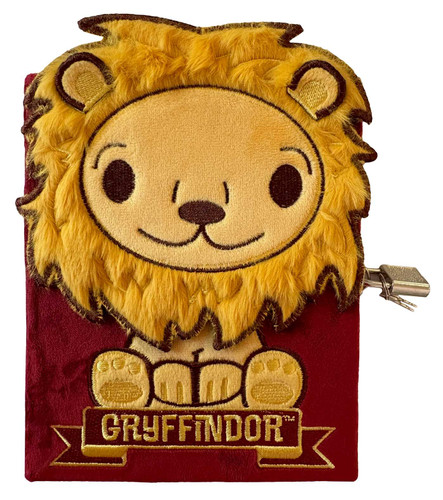 Harry Potter: Gryffindor Plush Lock & Key Diary by Insight Editions, 9798337404189