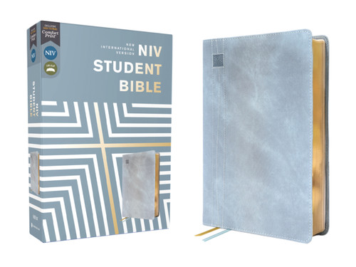 NIV, Student Bible, Leathersoft, Teal, Comfort Print (Miniature Edition) by Philip Yancey, Tim  Stafford, Zondervan, 9780310461678
