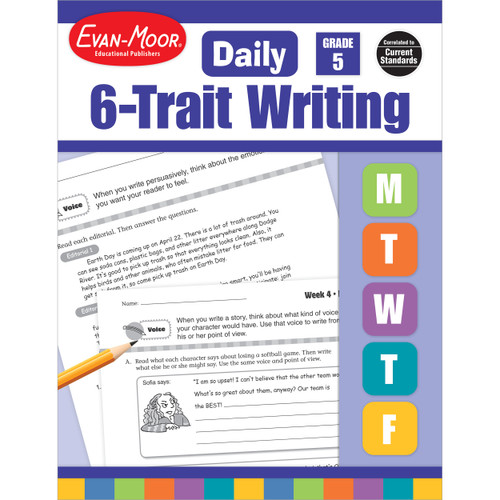 Daily 6-Trait Writing Grade 5 Te by Evan-Moor Educational Publishers, 9781596732988
