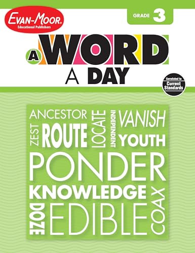 A Word A Day Grade 3 Te by Evan-Moor Educational Publishers, 9781596734098