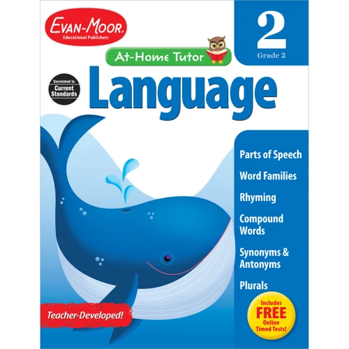 At Home Tutor  Language, Grade 2 by Evan-Moor Educational Publishers, 9781629380032